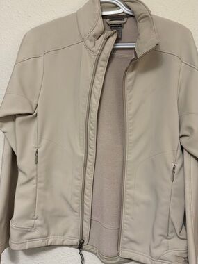 REI  Light Beige Softshell Jacket